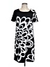 AB Studio Graphic Black Casual Dress Size 12 - photo 1