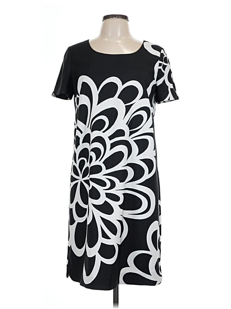 Pre-owned Ab Studio Casual Dress In Black