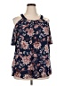 Naif Blue Sleeveless Blouse Size 2X - photo 1