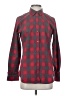 Banana Republic 100% Cotton Checkered-gingham Red Long Sleeve Button-Down Shirt Size S - photo 1