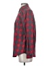 Banana Republic 100% Cotton Checkered-gingham Red Long Sleeve Button-Down Shirt Size S - photo 5