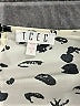 TCEC 100% Polyester Print Ivory Short Sleeve Blouse Size S - photo 6