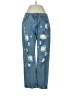 Assorted Brands 100% Cotton Hearts Blue Jeans Size 27 waist - photo 1