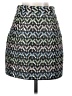Milly Chevron-herringbone Multi Color Green Casual Skirt Size 2 - photo 2