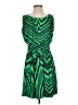 Express Chevron-herringbone Green Cocktail Dress Size S - photo 1