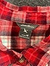 Eddie Bauer 100% Cotton Plaid Red Long Sleeve Button-Down Shirt Size M - photo 7