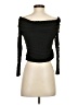 Shein Black 3/4 Sleeve Top Size 4 - photo 2