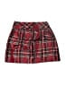 Talbots Kids 100% Silk Plaid Red Skirt Size 7 - photo 2