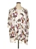 Emory Park 100% Polyester Ivory Kimono Size 1X - photo 1