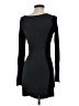 Express Solid Gray Black Casual Dress Size XS - photo 2