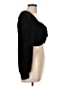 Topshop 100% Polyester Black Long Sleeve Top Size 12 - photo 4