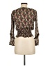 Muche et Muchette 100% Viscose Brown Long Sleeve Blouse One size - photo 2