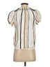 Greylin Stripes Ivory Short Sleeve Blouse Size XS - photo 2