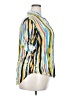 Assorted Brands 100% Rayon Stripes Blue Short Sleeve Button-Down Shirt Size XXL - photo 4