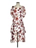 The Kooples Floral White Cocktail Dress Size Med (2) - photo 1