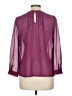 HD in Paris 100% Polyester Purple Long Sleeve Blouse Size 6 - photo 2