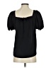 Madewell 100% Polyester Black Short Sleeve Blouse Size XS - photo 2