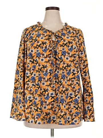 Doe & Rae Long Sleeve Blouse (view 1)