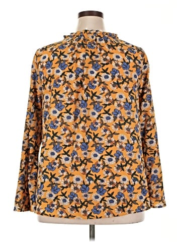 Doe & Rae Long Sleeve Blouse (view 2)