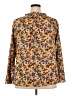 Doe & Rae 100% Polyester Gold Long Sleeve Blouse Size 2X - photo 2