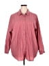 Koret Stripes Pink Long Sleeve Button-Down Shirt Size 22w - photo 1