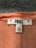 Paige Orange Tank Top Size XS - photo 7
