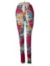 Unbranded Floral Blue Leggings Size Med - Lg - photo 2