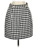 Walter Baker Houndstooth Gray Casual Skirt Size 2 - photo 1