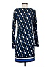 MICHAEL Michael Kors Graphic Blue Casual Dress Size XS - photo 2
