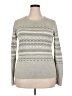 Merona Chevron-herringbone Gray Pullover Sweater Size XXL - photo 1