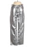MNG Metallic Silver Jeans Size 2 - photo 1