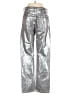 MNG Metallic Silver Jeans Size 2 - photo 2
