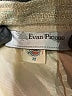 Evan Picone Tweed Tan Blue Casual Skirt Size 10 - photo 4