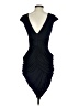 MIKAEL AGHAL Solid Black Cocktail Dress Size 0 - photo 2