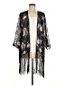 Torrid 100% Polyester Black Kimono Size Med - Lg Plus (00) - photo 1