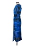 Topshop Graphic Blue Cocktail Dress Size 0 - 2 - photo 5
