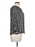 Sanctuary 100% Rayon Houndstooth Black 3/4 Sleeve Blouse Size L - photo 4