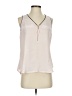 Candie's 100% Polyester Ivory Sleeveless Blouse Size S - photo 1
