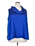 Vince Camuto 100% Polyester Blue Sleeveless Blouse Size 2X - photo 1