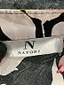 Natori Floral Black 3/4 Sleeve Blouse Size M - photo 6