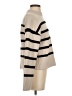 H&M Stripes Tan Turtleneck Sweater Size XS - photo 4