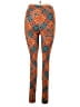 Lularoe Print Orange Leggings One size - photo 2