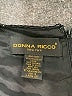 Donna Ricco 100% Polyester Solid Black Cocktail Dress Size 10 - photo 7