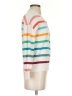 Ann Taylor LOFT Stripes White Pullover Sweater Size XXS - photo 4