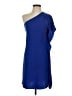 Central Park West 100% Polyester Solid Blue Cocktail Dress Size S - photo 1