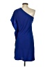 Central Park West 100% Polyester Solid Blue Cocktail Dress Size S - photo 2