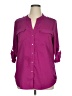 Premise Studio 100% Polyester Purple 3/4 Sleeve Blouse Size XL - photo 1