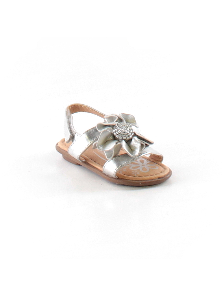 silver sandals size 2