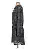 dalia 100% Polyester Gray Casual Dress Size S - photo 5
