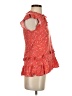 Wallflower 100% Rayon Red Sleeveless Blouse Size S - photo 4